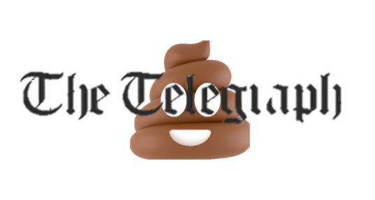The Telegraph poop emoji