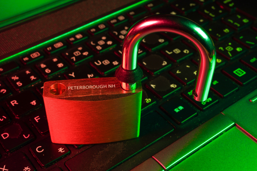 Cyber crime ulocked laptop peterborough NH