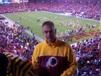 Mike Moffet At Redskins game