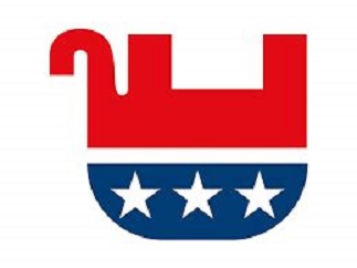 Upsidedown GOP logo
