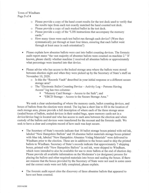 09.01.2021 pg 3 Letter to Town of Windham Follow-up Questions - from State