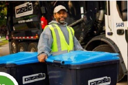 Casalla Trash pickup bins