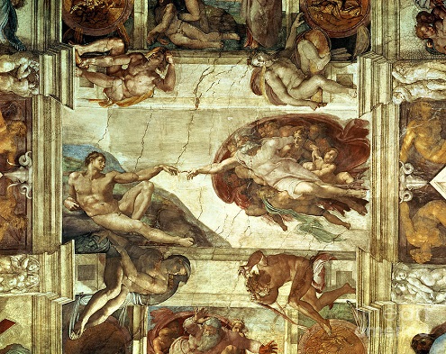 God creating Adam Sistine Chapel Fine Art America