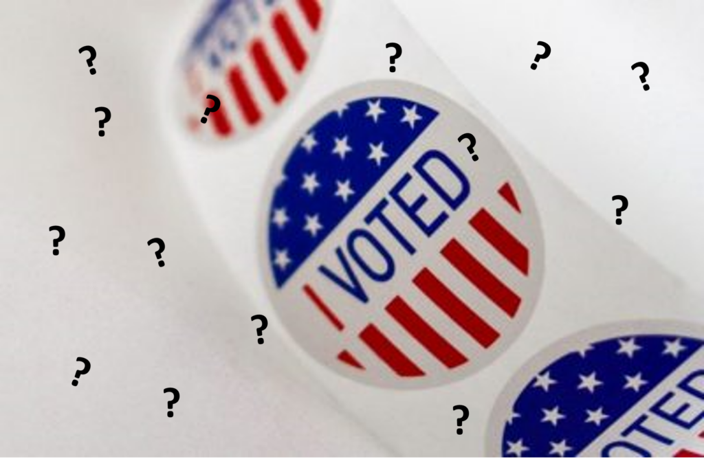 I voted sticker question marks