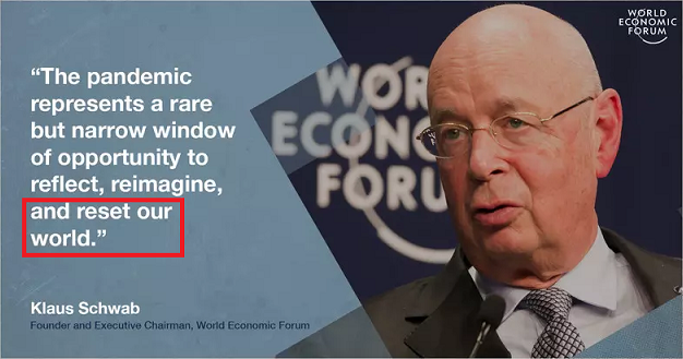 Klaus Schwab World Economic Forum The Great Reset WeForum