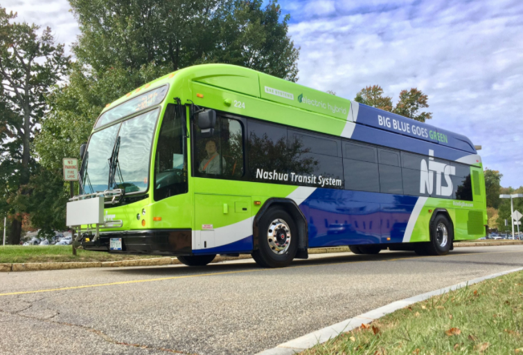 Nashua Transit Electric Hybrid Bus