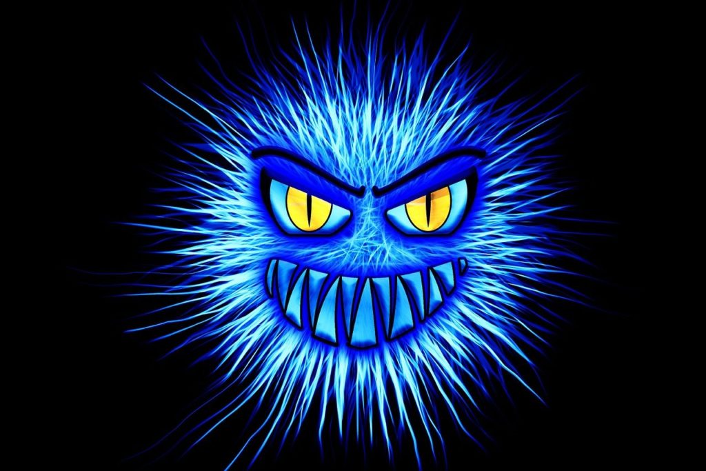 blue monster - virus