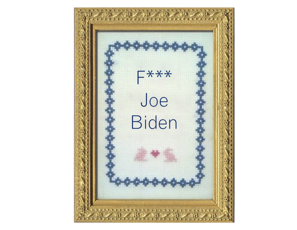 F Joe Biden Cross Stitch