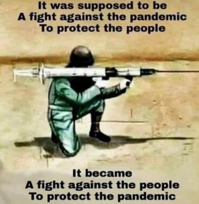 Fight the pandemic or the people
