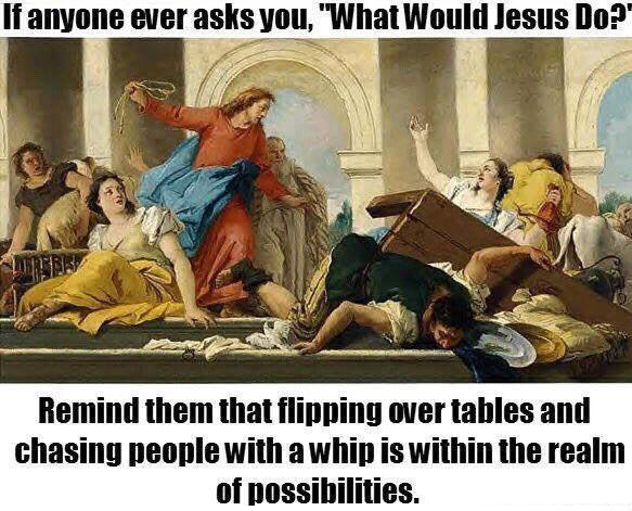 Jesus and the money changers