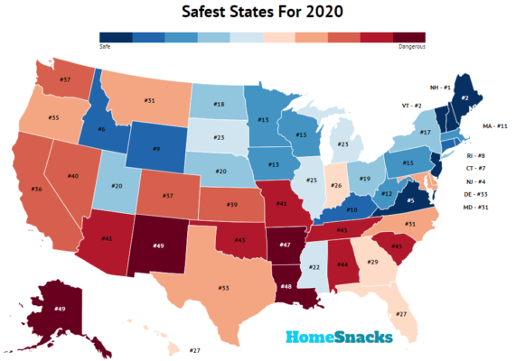 safest-states-in-america-map