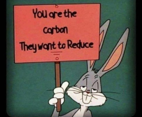 Bugs Bunny Meme - You are the carbon they want to reduce