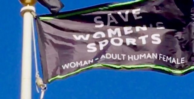 save womens sports flag on citizen flag pole