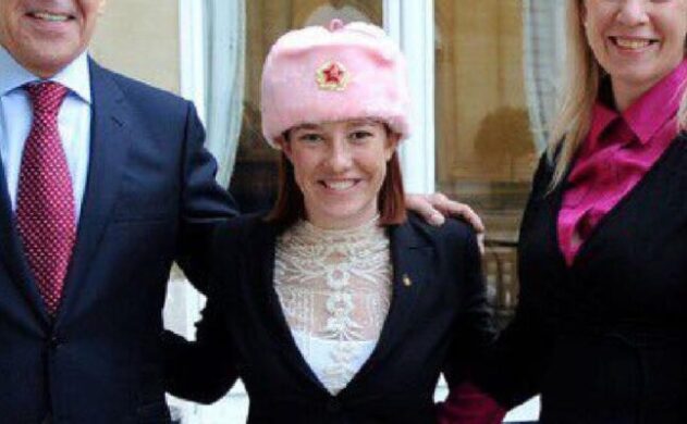 Jen Psaki - Pink Russian Hat