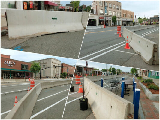 Nashua downtown barriers