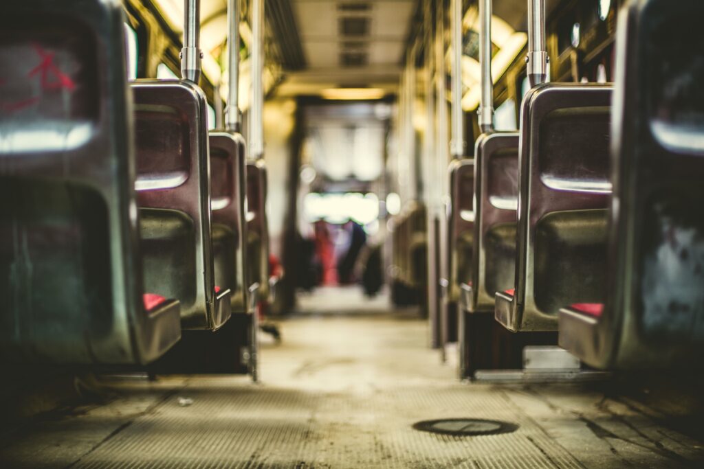 public transportation Photo by Matthew Henry on Unsplash