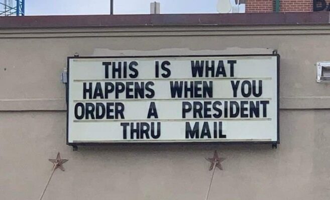 Joe Biden This is what happens when you order a president through the mail