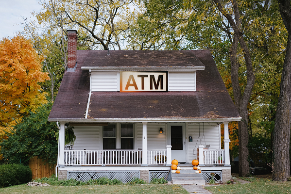 House as an ATM Original images by Phil Hearing and Jake Allen - Unsplash
