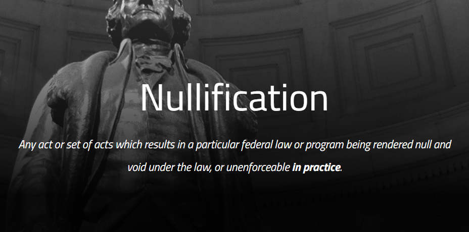 Nullification - Image Credit tenth am center