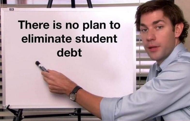 No Plan to eliminate student debt