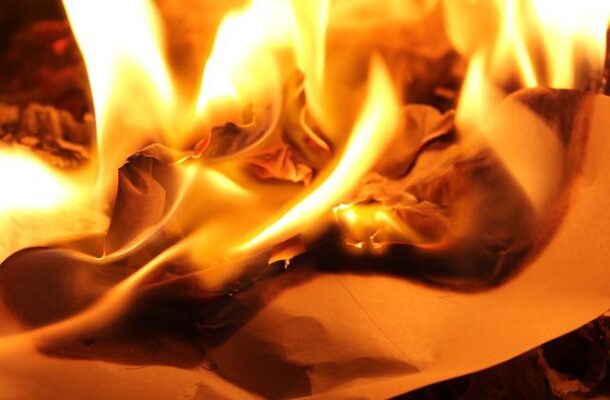burning paper flames Image by _Alicja_ from Pixabay