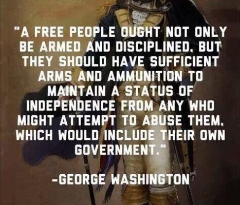 george washington quote on arms