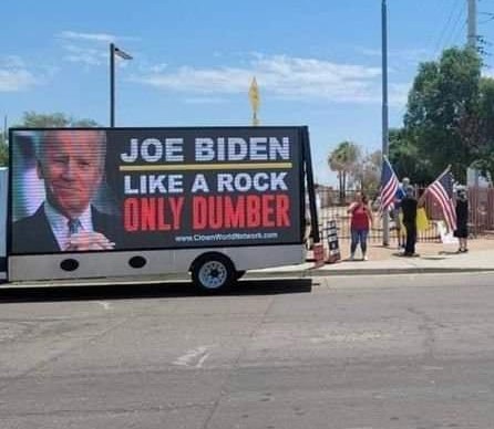 Joe Biden box of rocks