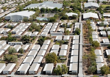 Australian quarantine facility (ABC News: Michael Franchi)