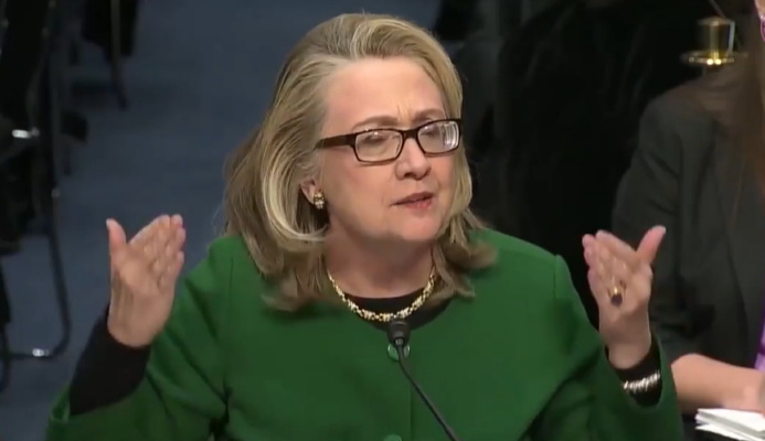 Hillary Clinton video screen grab