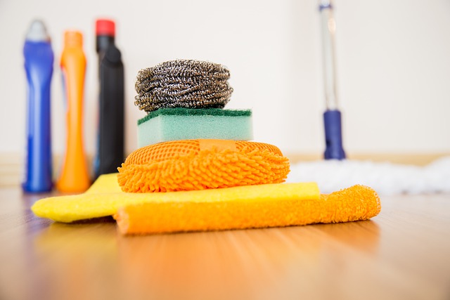 Mop sponge cleaning supplies housekeeping
