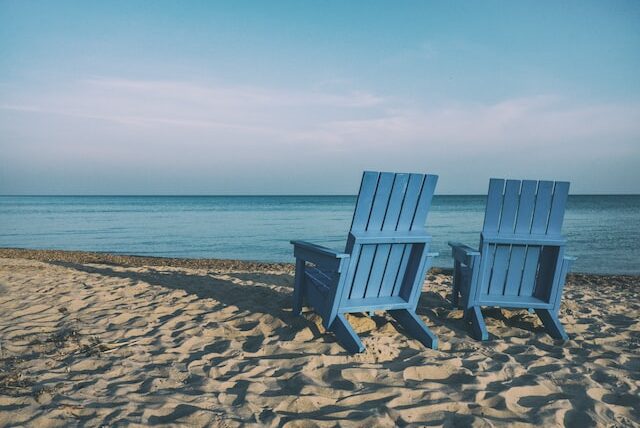 beach chairs view retirement