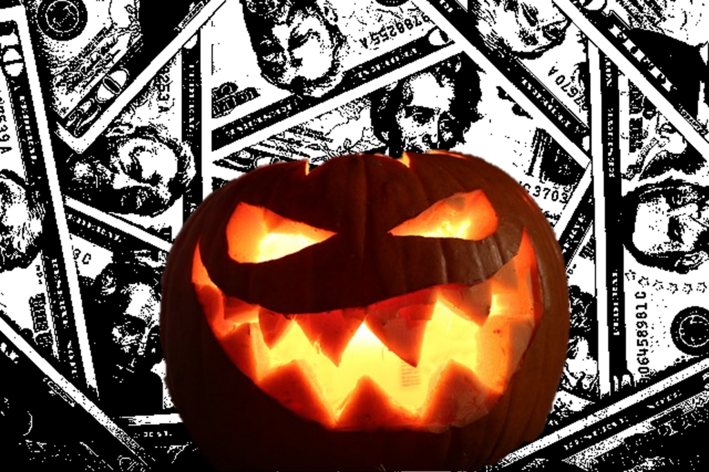 halloween pumpkin dark money