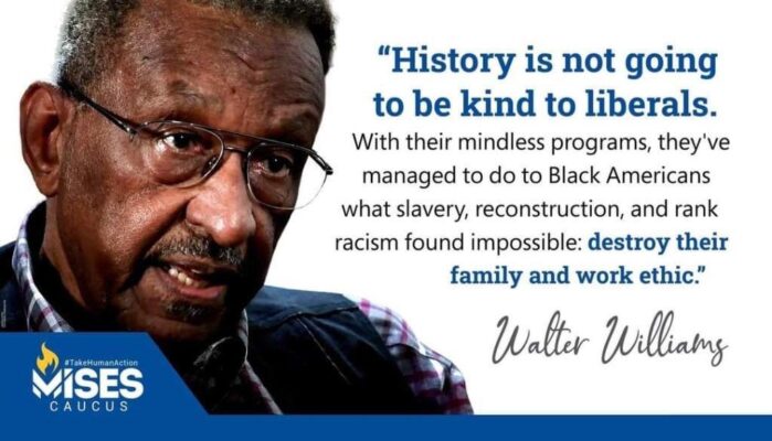 walter e williams on historical views
