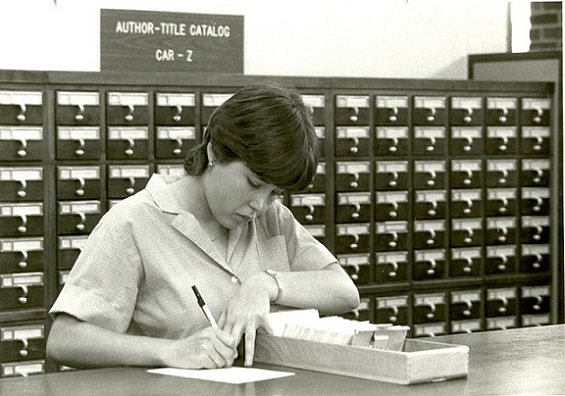 Library Card Catalog Goshen College Mennonite Church no known copyright restrictions Flickr