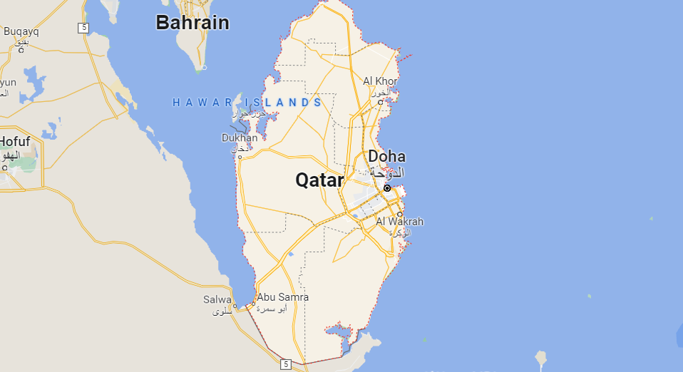 Qatar Google maps