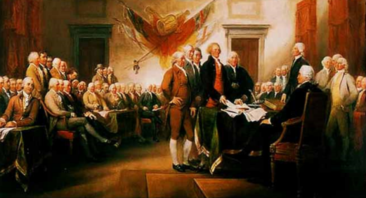 Camp Constitution Founding painting