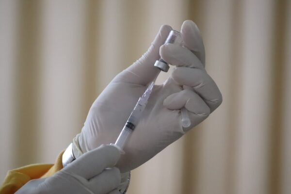 Vial needle syringe injection vaccine