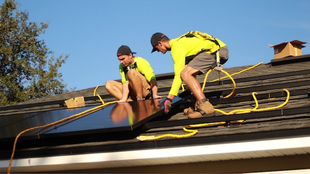 rooftop residential solar panel